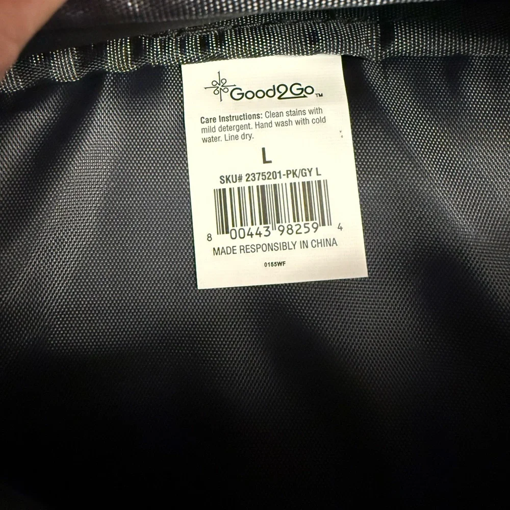 Good2Go Dog Backpack Harness – Size Large (Pink/Grey)
